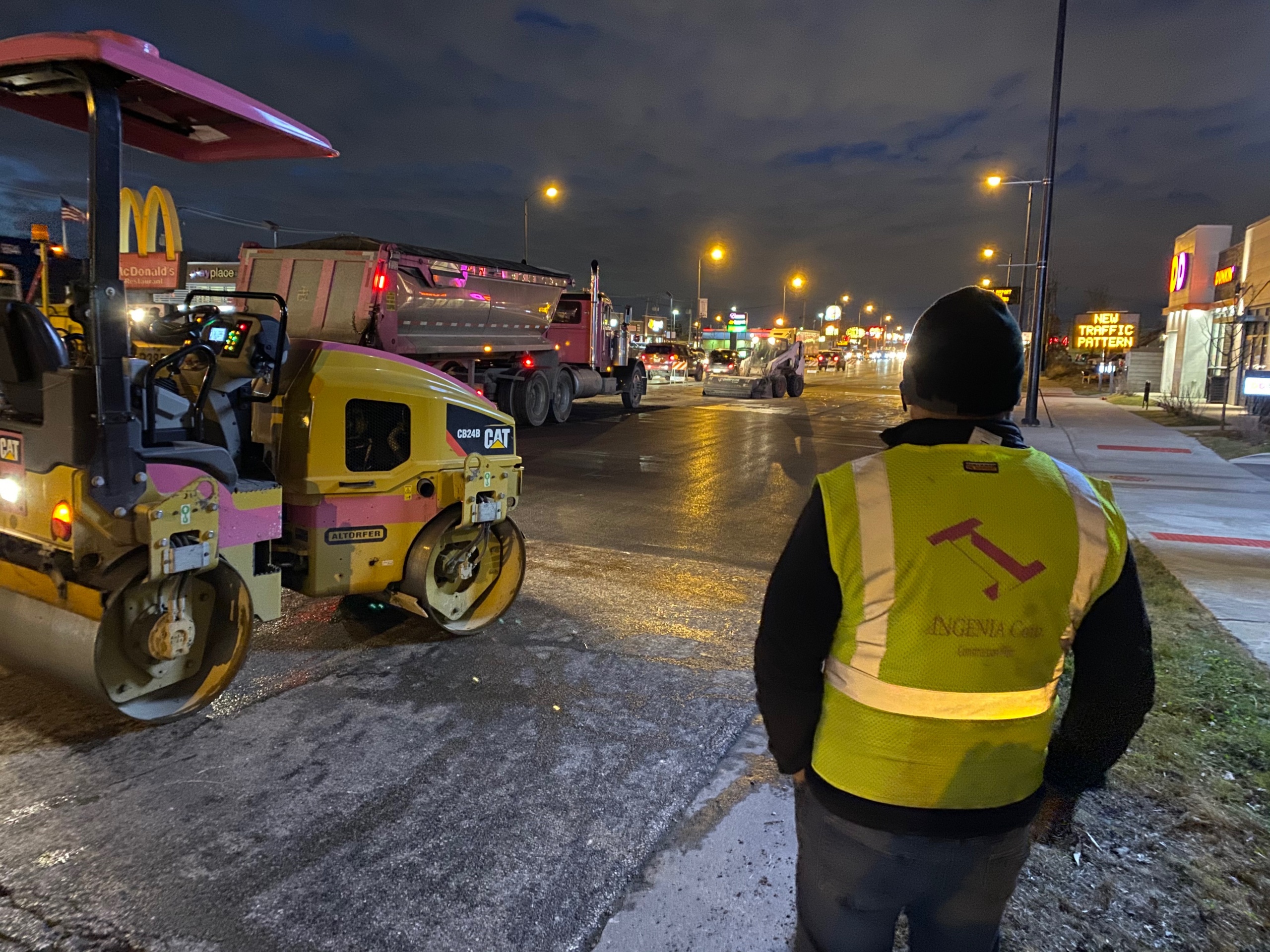 Street Paving on Cicero Ave (Chicago, IL)