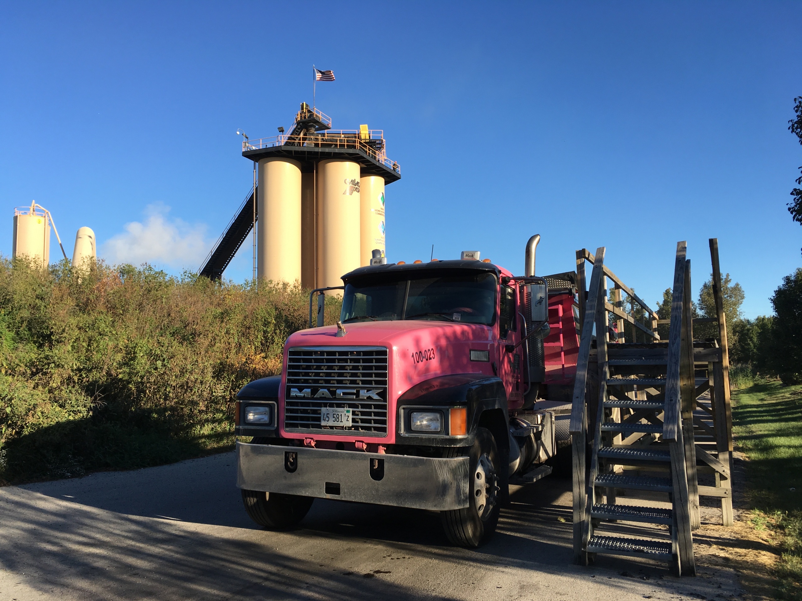 Loading up at Gallagher Asphalt!